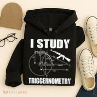 I Study Triggernometry Gun Hoodie thumb 4