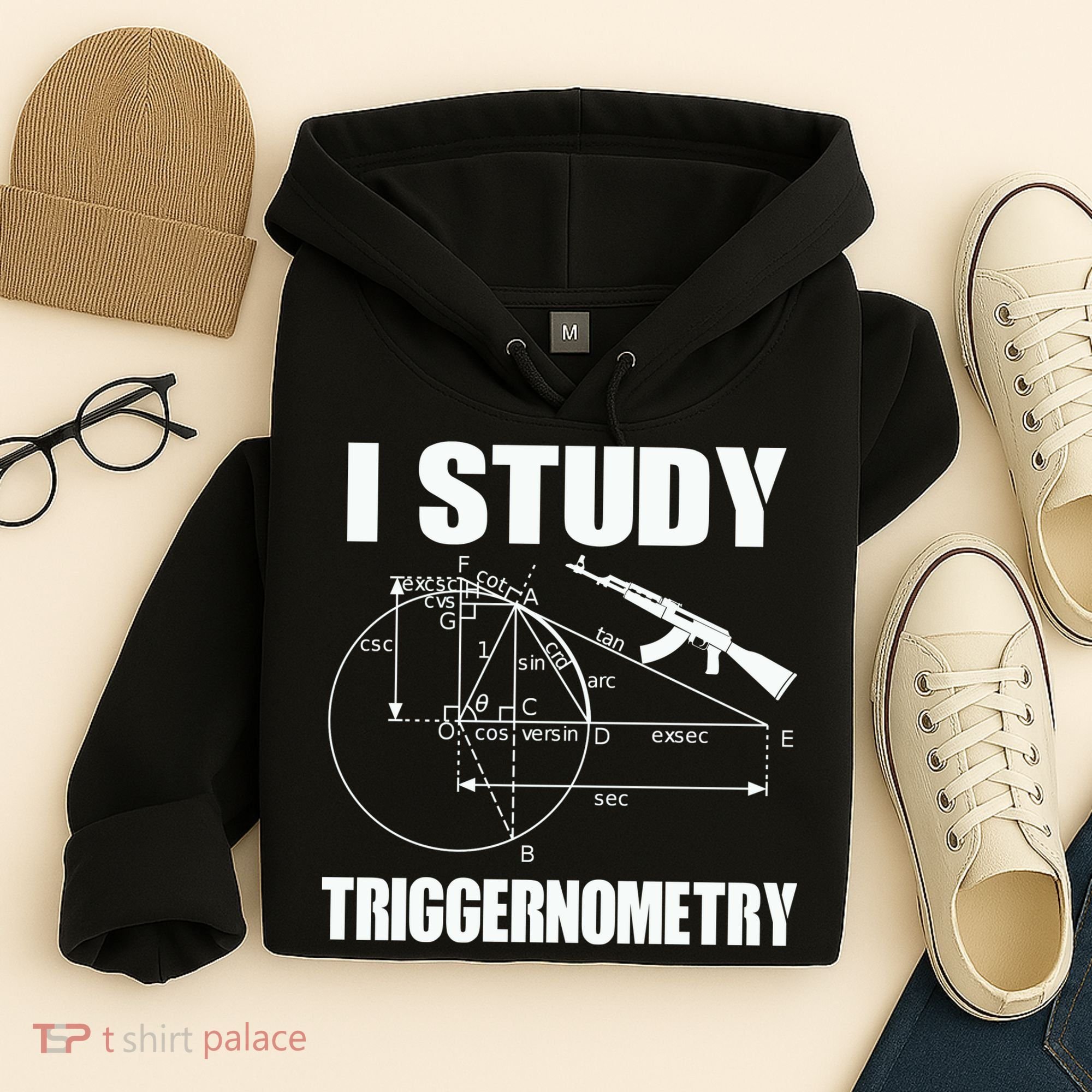 I Study Triggernometry Gun Hoodie