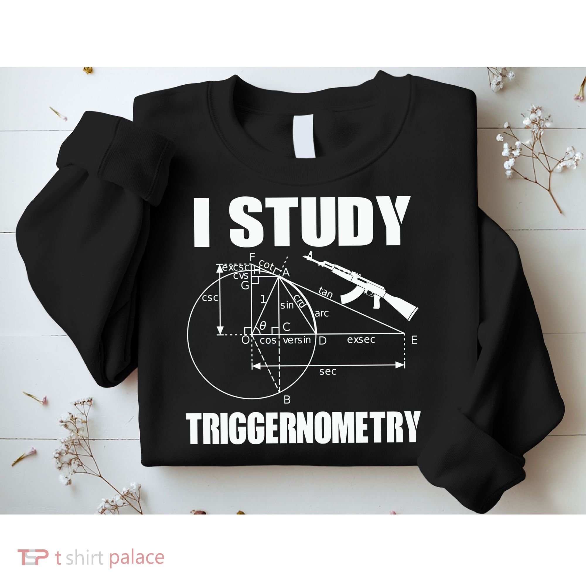 I Study Triggernometry Gun Sweatshirt