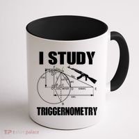 I Study Triggernometry Gun Coffee Mug thumb 1