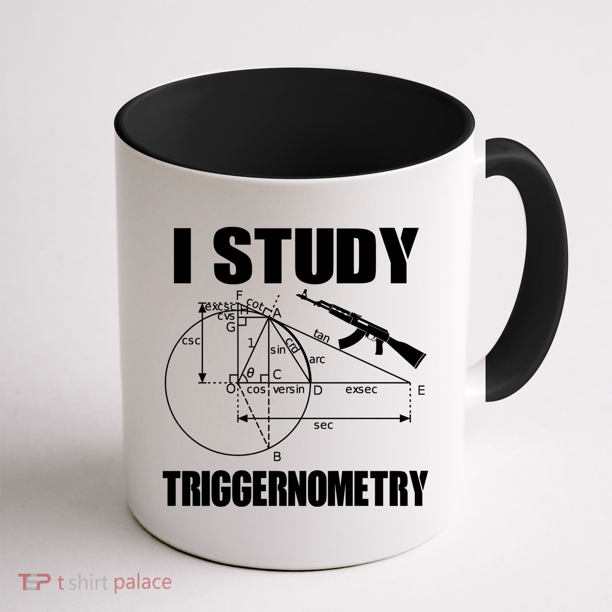 I Study Triggernometry Gun Coffee Mug