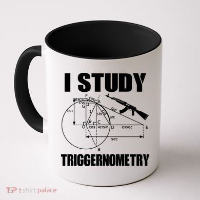 I Study Triggernometry Gun Coffee Mug