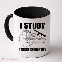 I Study Triggernometry Gun Coffee Mug thumb 0
