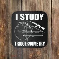 I Study Triggernometry Gun Coaster thumb 0