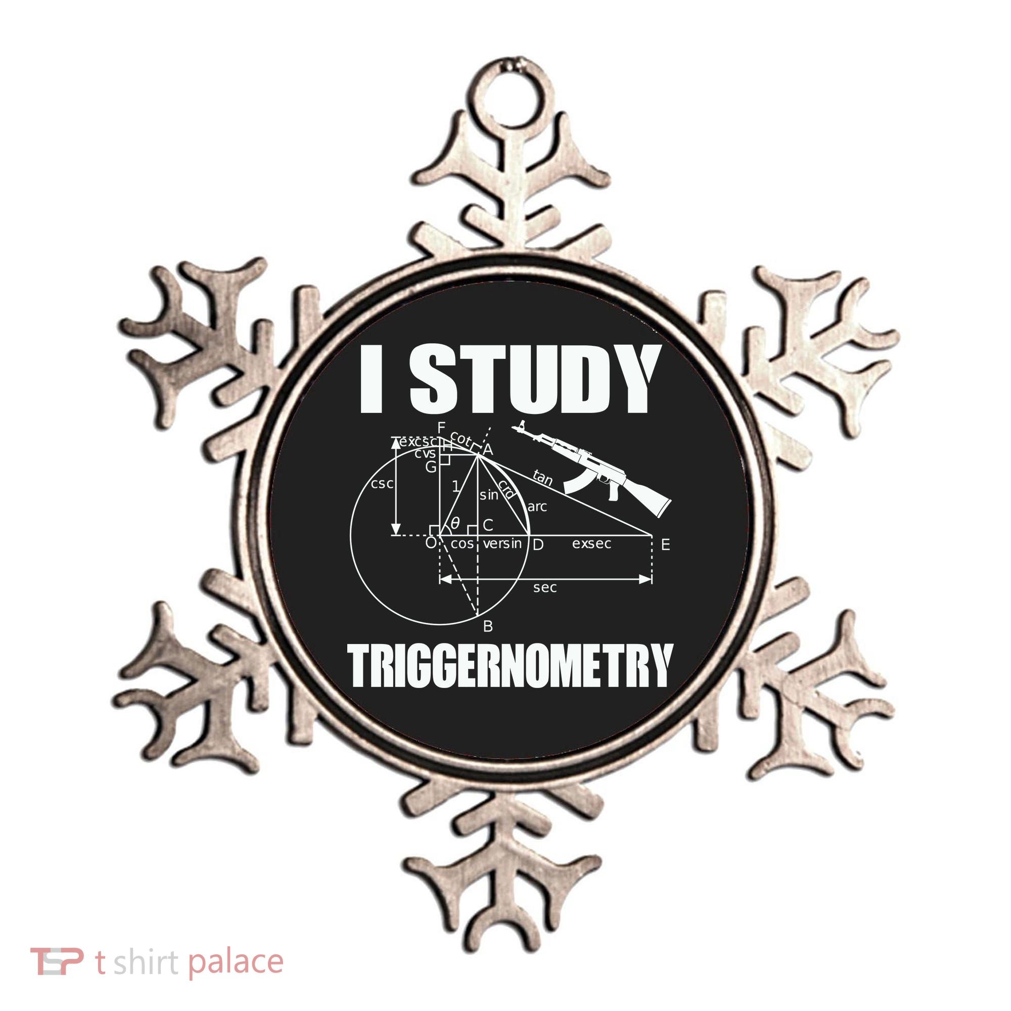 I Study Triggernometry Gun Ornament