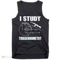 I Study Triggernometry Gun Tank Top thumb 0