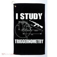 I Study Triggernometry Gun Golf Towel thumb 0