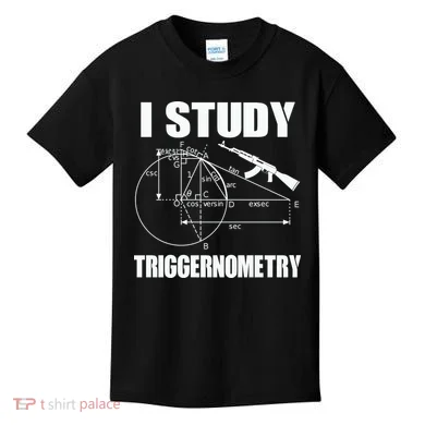 I Study Triggernometry Gun Kids T-Shirt