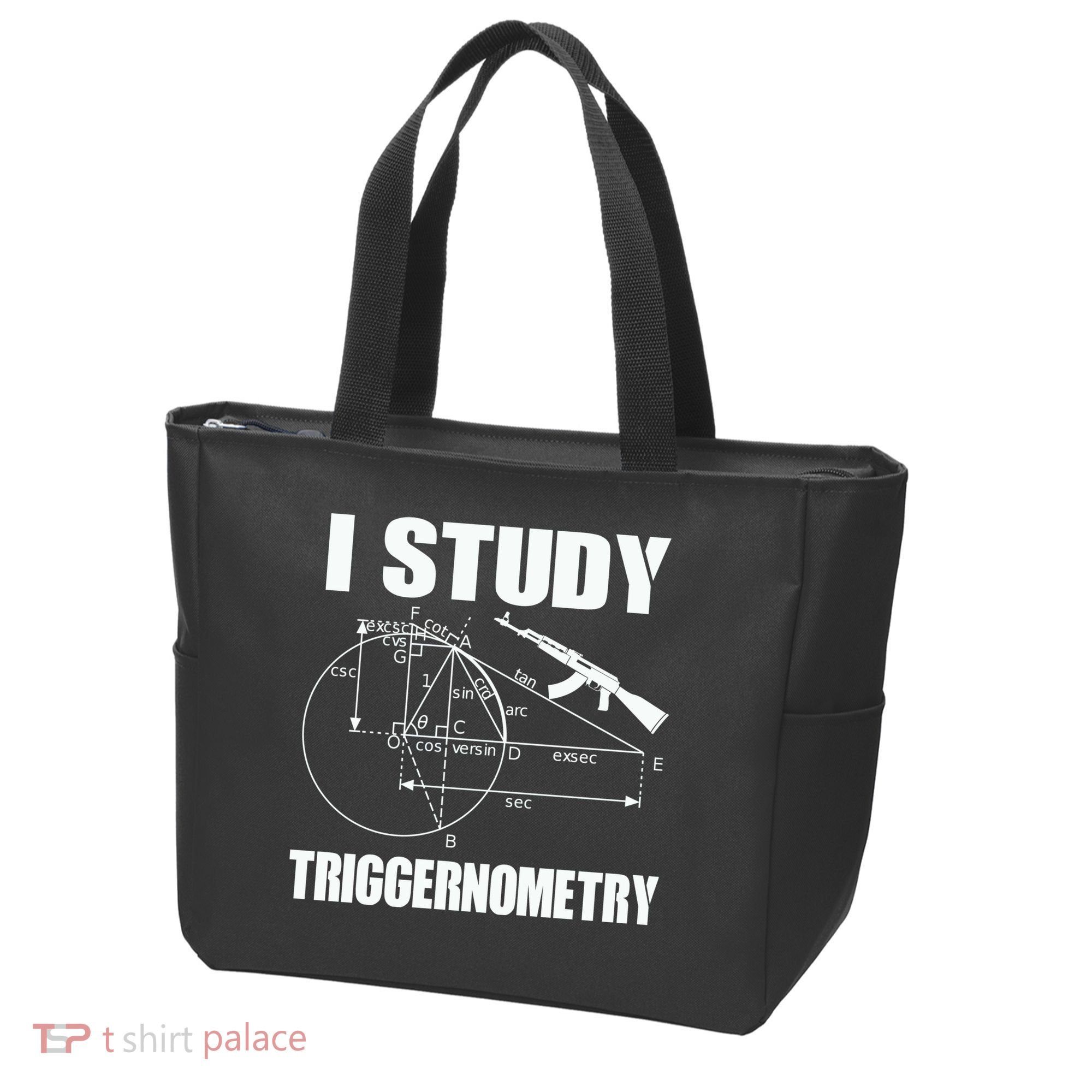 I Study Triggernometry Gun Tote Bag
