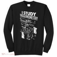I Study Triggernometry Gun Diagram Sweatshirt thumb 0