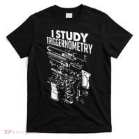 I Study Triggernometry Gun Diagram T-Shirt thumb 0