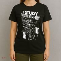 I Study Triggernometry Gun Diagram T-Shirt thumb 4