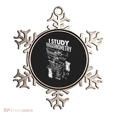 I Study Triggernometry Gun Diagram Ornament