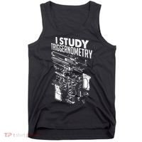 I Study Triggernometry Gun Diagram Tank Top thumb 0
