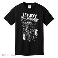 I Study Triggernometry Gun Diagram Kids T-Shirt thumb 0