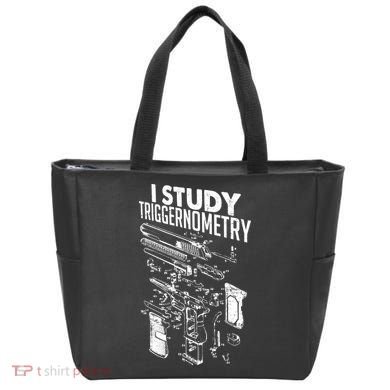 I Study Triggernometry Gun Diagram Tote Bag
