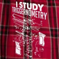 I Study Triggernometry Gun Diagram Men's Flannel Plaid Pajama Pants thumb 2