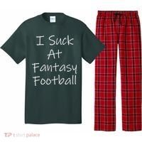 I Suck At Fantasy Football Pajama Set thumb 0