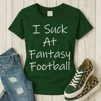 I Suck At Fantasy Football Women's T-Shirt thumb 3