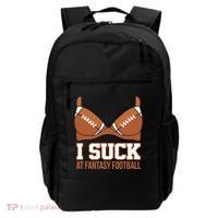 I Suck At Fantasy Football Last Place Backpack thumb 0