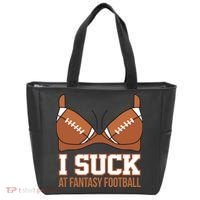 I Suck At Fantasy Football Last Place Tote Bag thumb 0