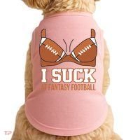 I Suck At Fantasy Football Last Place Doggie Tank thumb 0