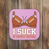 I Suck At Fantasy Football Last Place Coaster thumb 0