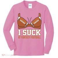 I Suck At Fantasy Football Last Place Kids Long Sleeve Shirt thumb 0