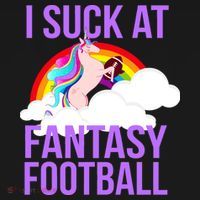 I Suck At Fantasy Football Unicorn Hoodie thumb 2