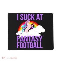 I Suck At Fantasy Football Unicorn Mousepad thumb 0