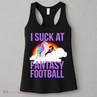 I Suck At Fantasy Football Unicorn Women's Tank Top thumb 3