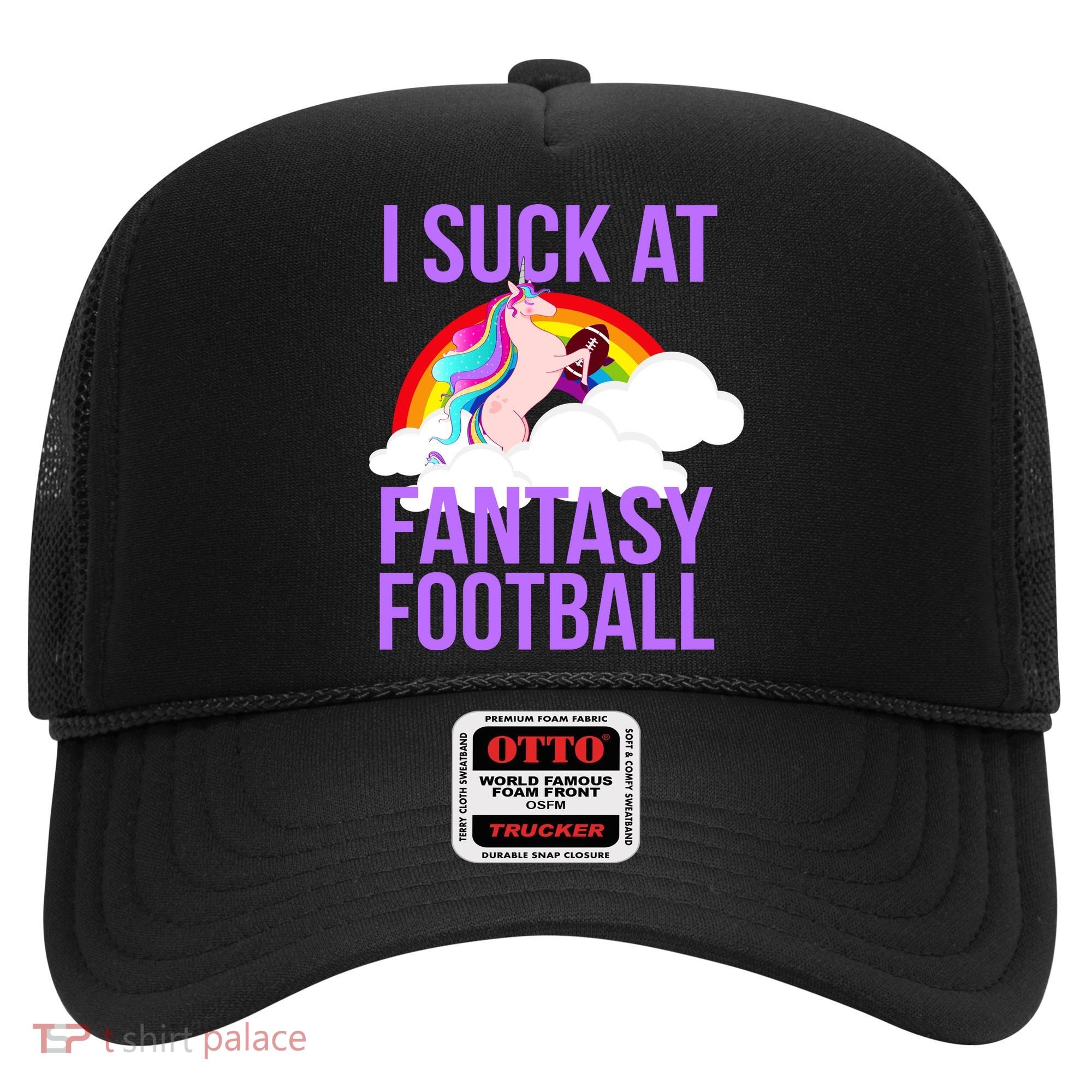 I Suck At Fantasy Football Unicorn Hat