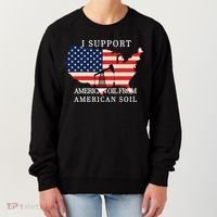I Support American Oil From American Soil Keystone Pipeline Women's Sweatshirt thumb 0