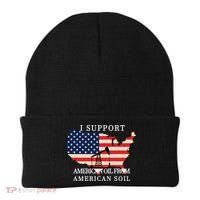 I Support American Oil From American Soil Keystone Pipeline Beanie thumb 0