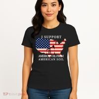 I Support American Oil From American Soil Keystone Pipeline Women's T-Shirt thumb 4