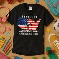I Support American Oil From American Soil Keystone Pipeline Kids T-Shirt thumb 3
