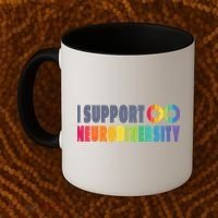 I Support Neurodiversity Coffee Mug thumb 2