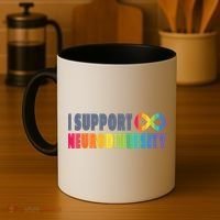I Support Neurodiversity Coffee Mug thumb 4