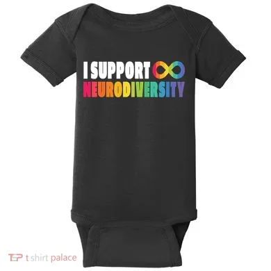 I Support Neurodiversity Baby Bodysuit