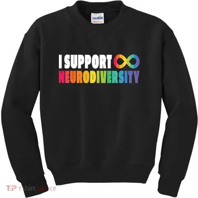 I Support Neurodiversity Kids Sweatshirt