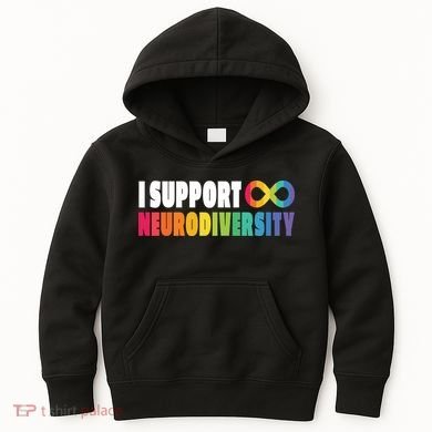I Support Neurodiversity Kids Hoodie
