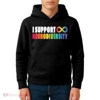 I Support Neurodiversity Kids Hoodie thumb 4