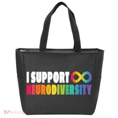 I Support Neurodiversity Tote Bag