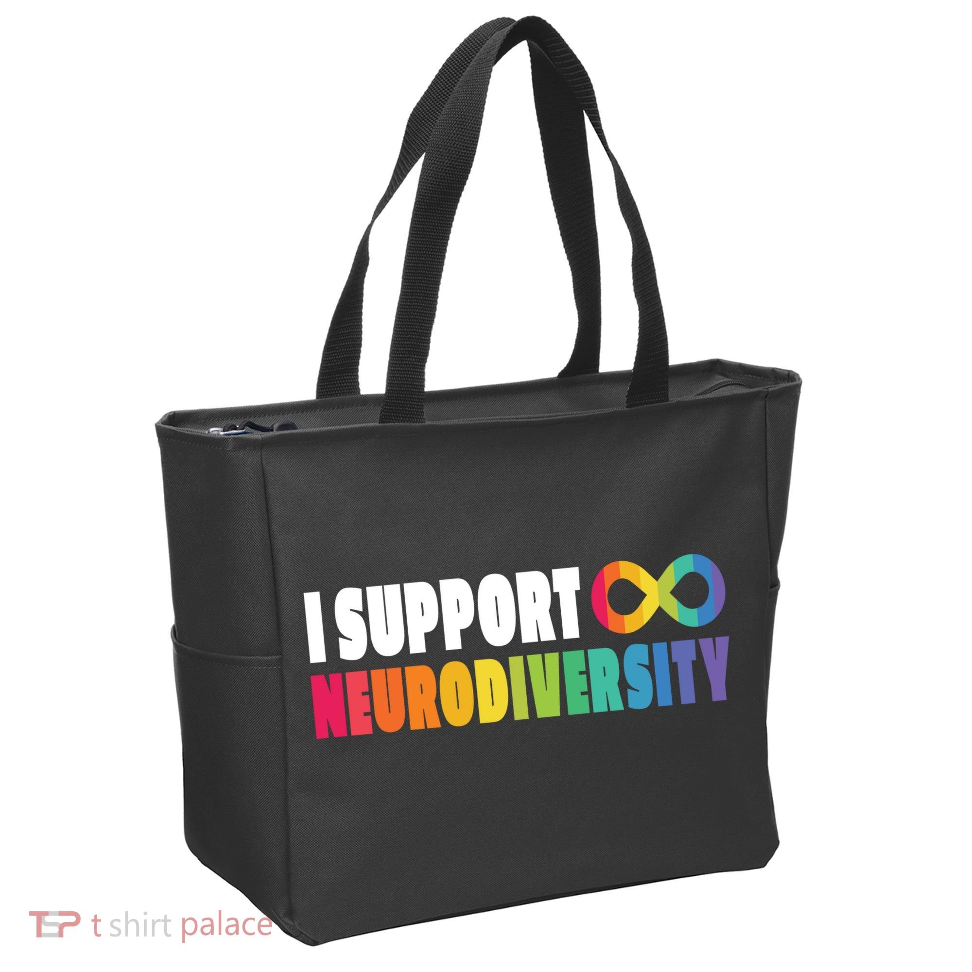 I Support Neurodiversity Tote Bag