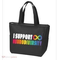 I Support Neurodiversity Tote Bag thumb 3