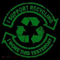 I Support Recycling Wore This Yesterday Coffee Mug thumb 5
