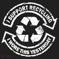I Support Recycling Wore This Yesterday Tumbler thumb 3