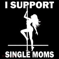 I Support Single Moms Backpack thumb 2