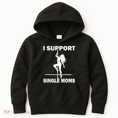 I Support Single Moms Kids Hoodie