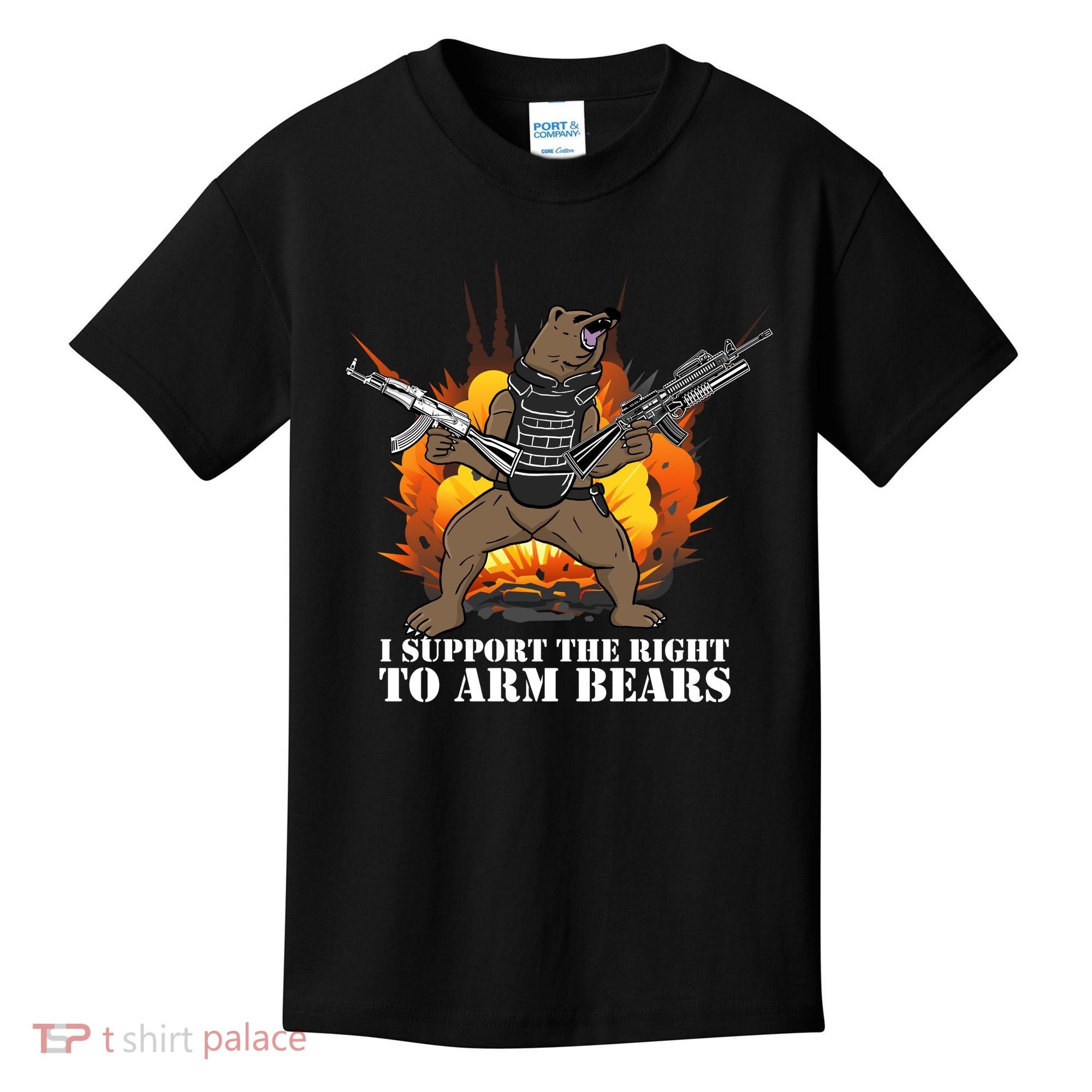 I Support The Right To Arm Bears Kids T-Shirt